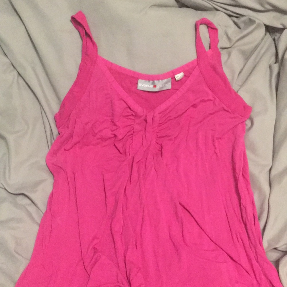 Pink tank top